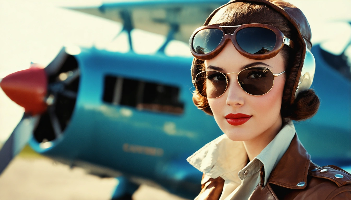 aviator Pin Up